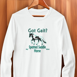 Heb je een gang? Mijn gevlekte zadelpaard wel T-shirt