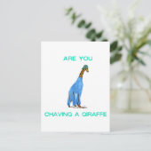 Heb je een Giraffe.png? Briefkaart (Staand voorkant)