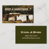 Heb je een Handyman nodig? Visitekaartje (Voorkant / Achterkant)