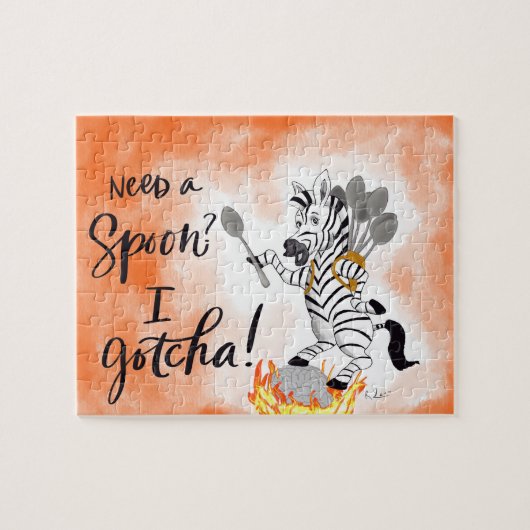 Heb je een lepel nodig? Ik moet. 110-stuk Legpuzzel (Horizontaal)