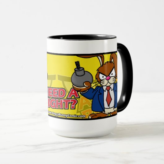 Heb je een licht nodig? Mok (Voorkant rechts)