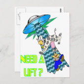 Heb je een lift nodig? briefkaart (Voorkant / Achterkant)