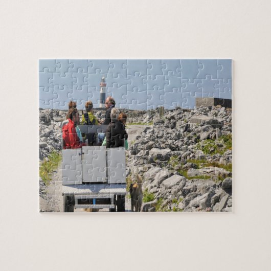 Heb je een lift nodig? Vervoer op Inisheer Galway  Legpuzzel (Horizontaal)