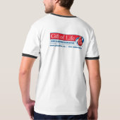 Heb je een merg?  Gift of Life Ringer t shirt (Achterkant volledig)