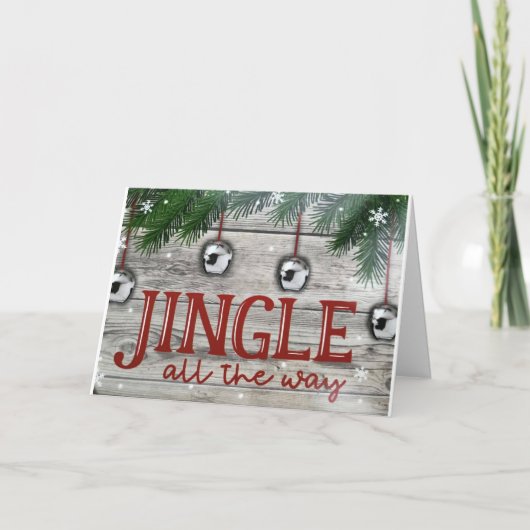 HEB JE EEN MERRY CHRISTMAS FEESTDAGEN KAART (Voorkant)