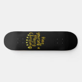 HEB JE EEN MERRY CHRISTMAS PERSOONLIJK SKATEBOARD (Horizontaal)