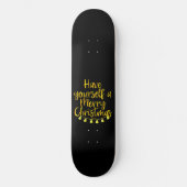 HEB JE EEN MERRY CHRISTMAS PERSOONLIJK SKATEBOARD (Voorkant)