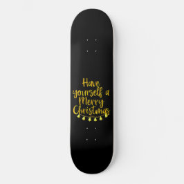 HEB JE EEN MERRY CHRISTMAS PERSOONLIJK SKATEBOARD