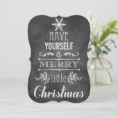 Heb je een prettige kerst... feestdagenkaart (Staand voorkant)