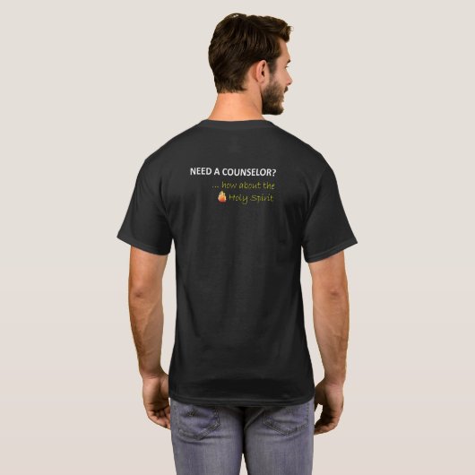 Heb je een raadsman nodig?  Hoe zit het met het He T-shirt (Achterkant volledig)