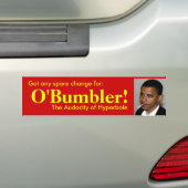Heb je een reserveschommeling voor O'bumbler? Bumpersticker (Op auto)