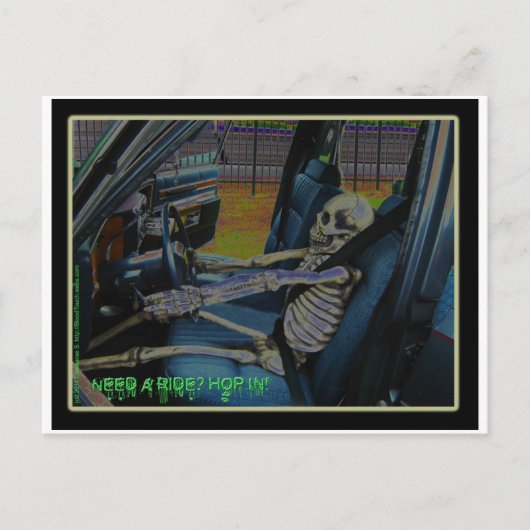 Heb je een Ride nodig? briefkaart (Voorkant)