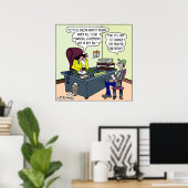 Heb je een rode inkt? Verander de printercartridge Poster (Thuiskantoor)