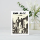 Heb je een slechte dag? briefkaart (Staand voorkant)