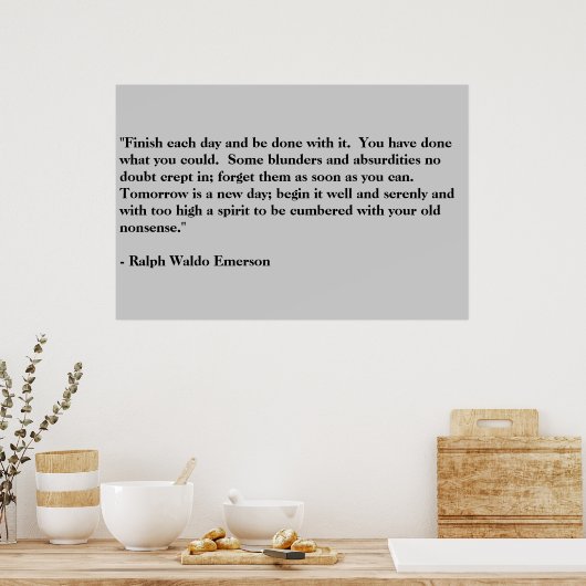 Heb je een slechte dag? poster (Keuken)