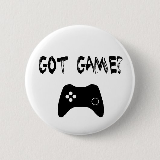 Heb je een spel? Funny Gamer Button (Voorkant)