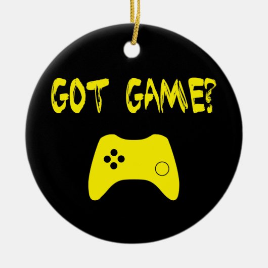 Heb je een spel? Funny Gamer Ornament (Voorkant)