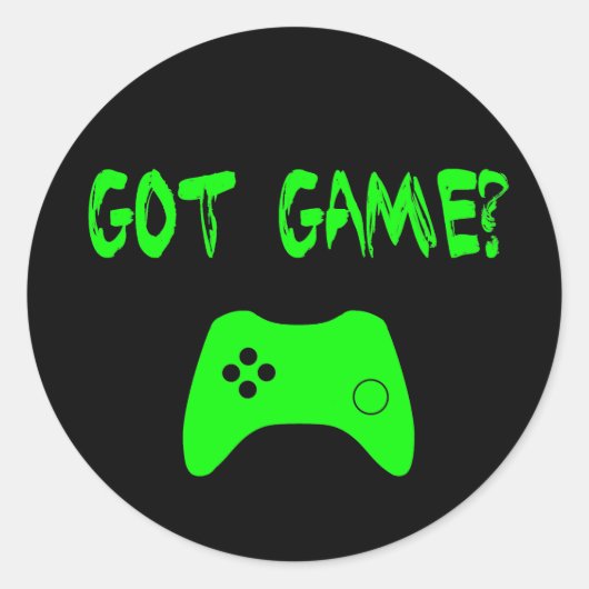 Heb je een spel? Funny Gamer Stickers (Voorkant)