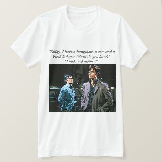 Heb je een supermoeder?" t-shirt (Design voorkant)