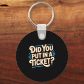 Heb je een ticket ingediend bij de IT-ondersteunin Sleutelhanger (Voorkant)