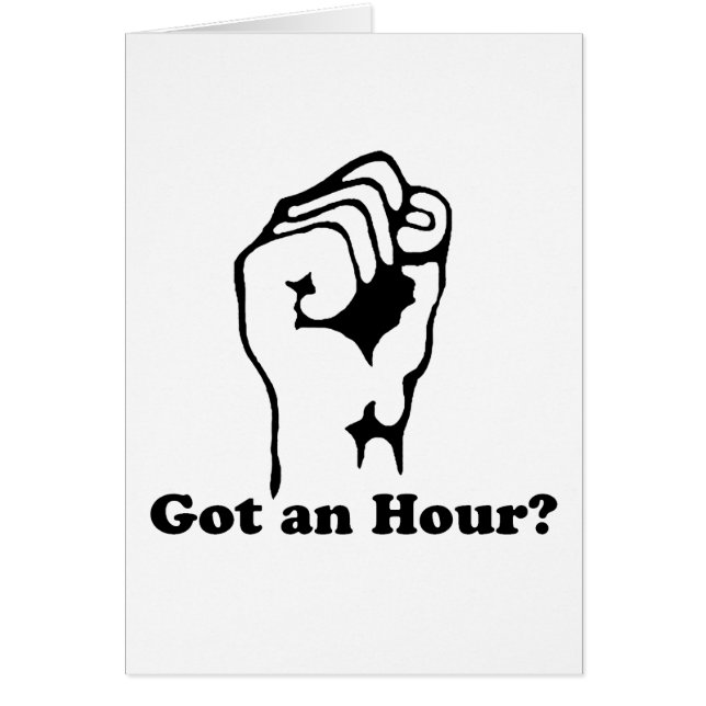 Heb je een uur? (Voorkant)