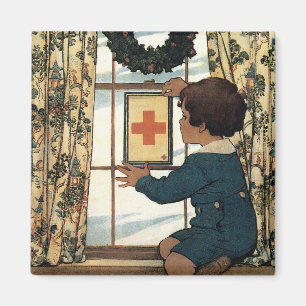 Heb je een vlag van het Rode Kruis? Magneet