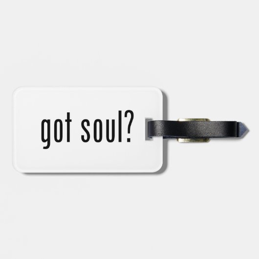 Heb je een ziel? bagagelabel (Achterkant horizontaal)