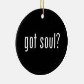 Heb je een ziel? keramisch ornament (Rechts)