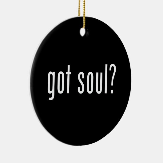 Heb je een ziel? keramisch ornament (Rechts)