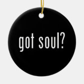 Heb je een ziel? keramisch ornament (Voorkant)