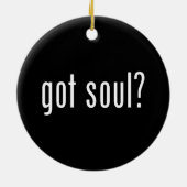 Heb je een ziel? keramisch ornament (Achterkant)