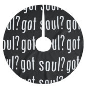 Heb je een ziel? kerstboom rok (Voorkant)