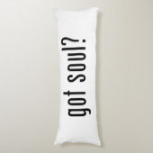 Heb je een ziel? lichaamskussen (Voorkant Verticaal)