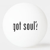 Heb je een ziel? pingpongbal (Achterkant)