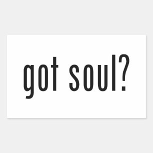 Heb je een ziel? rechthoekige sticker