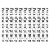 Heb je een ziel? tafelkleed (Voorkant (Horizontaal))