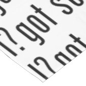 Heb je een ziel? tafelkleed (Gekanteld)