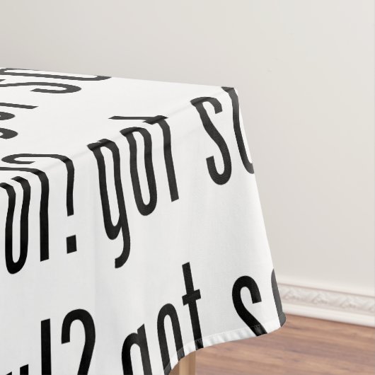 Heb je een ziel? tafelkleed (Voorbeeld)