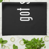 Heb je een ziel? theedoek (Gevouwen)