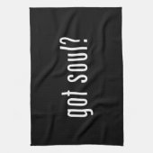 Heb je een ziel? theedoek (Verticaal)