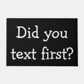 Heb je eerst geSMS? Deurmat (Voorkant)