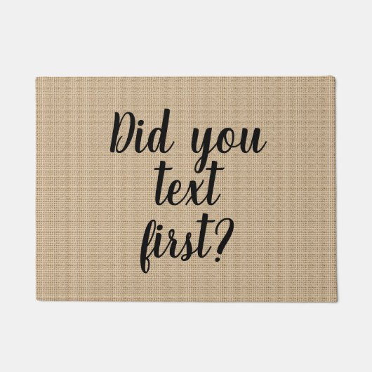 Heb je eerst geSMS? - Doormat Deurmat (Voorkant)