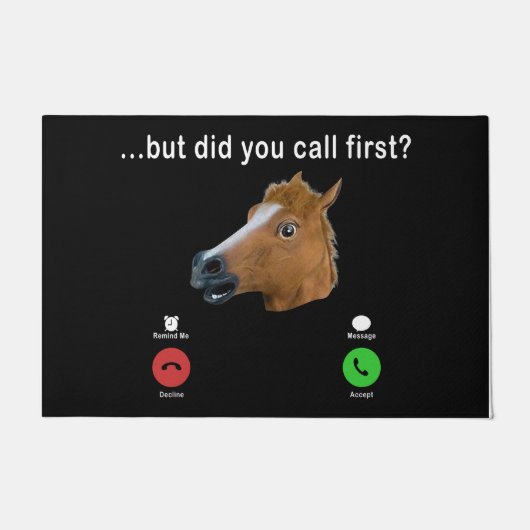 Heb je eerst Horse Doormat genoemd? Deurmat (Voorkant)