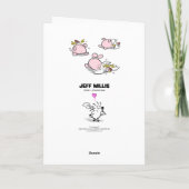 HEB JE EGGNOG? (met verlies) door Jeff Willis Art Feestdagen Kaart (Achterkant)