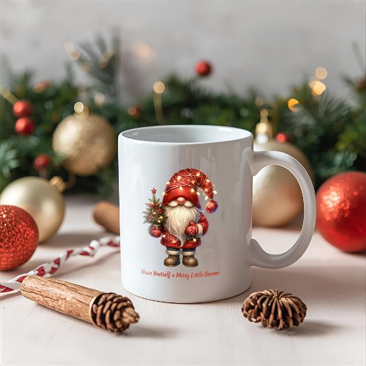 Heb je eigen kerst-kabouter koffiemok