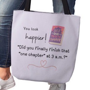 Heb je eindelijk 'dat ene hoofdstuk' om 3 uur 's n tote bag