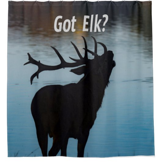 Heb je Elk? Funny Hunter Humor Douchegordijn (Voorkant)