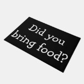Heb je eten meegenomen? deurmat (Schuin)