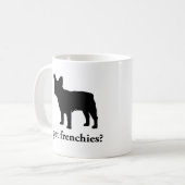 Heb je frenchies ? koffiemok (Voorkant links)