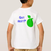 Heb je fruit? t-shirt (Achterkant)